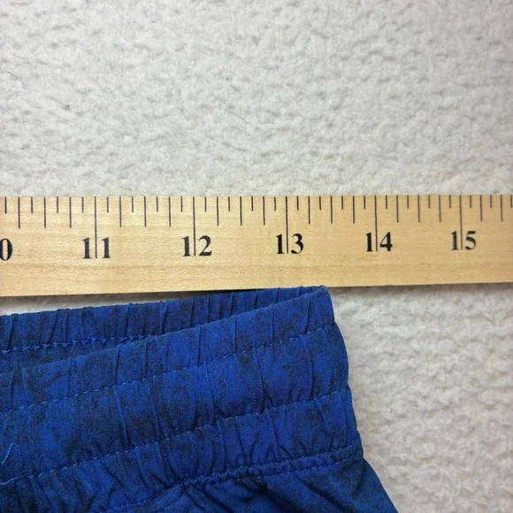 Lululemon Pace Breaker Shorts Men M Blue Marble Linerless Run Training LM7AGXS - Picture 6 of 8